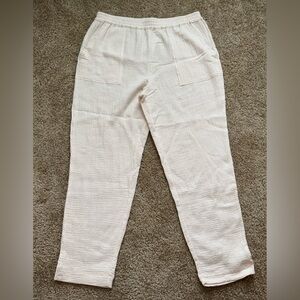 Barefoot Dreams Cream Relaxed Pants